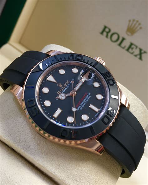 automatic rolex yacht-master rose gold 268655|Rolex Yacht-Master 37 18 ct.